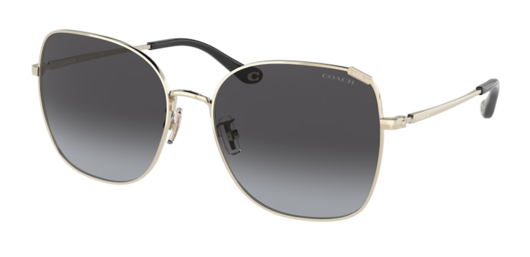 C109 COACH HC7133 90058G 57 GOLD / GRAY GRADIENT