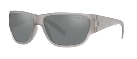 N26 ARNETTE WOLFLIGHT AN4280 27446G  63 TRANSPARENT GREY MATTE / GREY MIRRORED SILVER