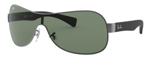 Z127  RAY-BAN  RB3471 004/71  132 GUNMETAL / DARK GREEN