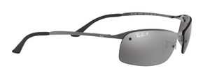 Z81  RAY-BAN RB3183 004/82  63 GUNMETAL / GREY MIRROR GRADIENT SILVER  POLARIZED