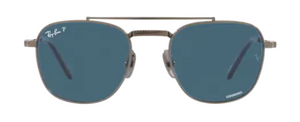 A118 RAY-BAN  FRANK II TITANIUM RB8258 314252 54 GUNMETAL / BLUE POLARIZED