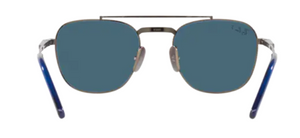 A118 RAY-BAN  FRANK II TITANIUM RB8258 314252 54 GUNMETAL / BLUE POLARIZED