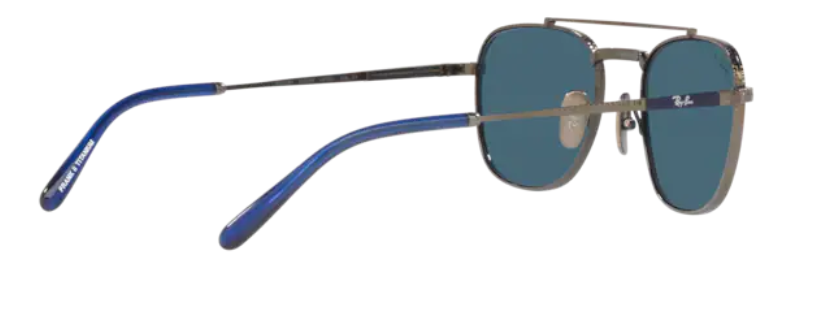 A118 RAY-BAN  FRANK II TITANIUM RB8258 314252 54 GUNMETAL / BLUE POLARIZED