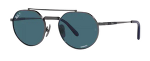 A116 RAY-BAN JACK II TITANIUM RB8265 314252 53 GUNMETAL / BLUE POLARIZED