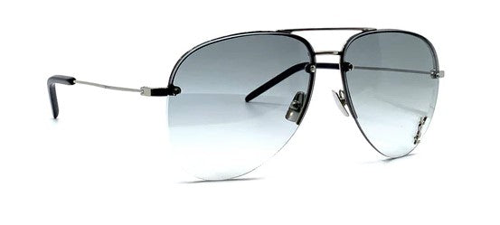SL15 SAINT LAURENT CLASSIC SL 11M 005 59 SILVER / GREY