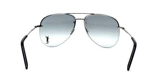SL15 SAINT LAURENT CLASSIC SL 11M 005 59 SILVER / GREY