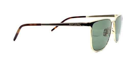 SL5 SAINT LAURENT SL 428 003 56 GOLD / GREEN