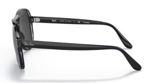 F292 RAY-BAN VAGABAND RB4355 654548 58 BLACK / CLASSIC BLACK POLARIZED