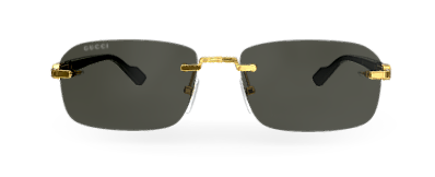 G183 GUCCI GG1221S-001 56 GOLD - BLACK - GREY