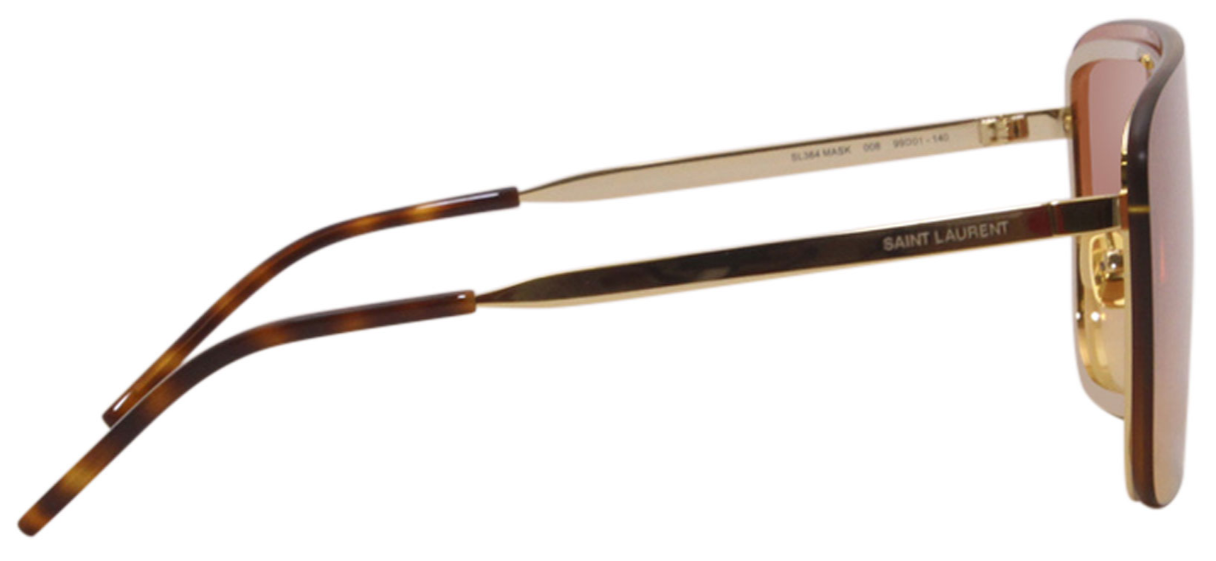 SL13 SAINT LAURENT SL 364 MASK 008 99 GOLD / ORANGE