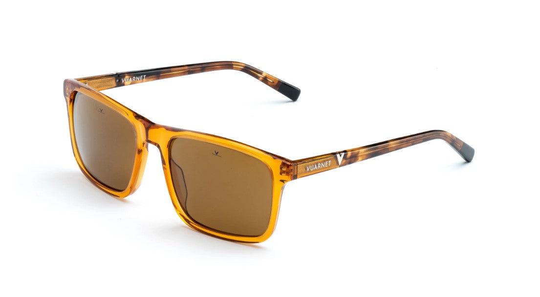 VUARNET DISTRICT 1619 - AMBER-TORTOISE / PURE BROWN WIDE - 16190092121 V105