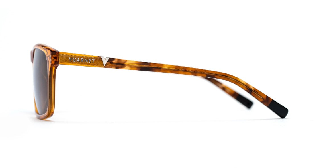 VUARNET DISTRICT 1619 - AMBER-TORTOISE / PURE BROWN WIDE - 16190092121 V105
