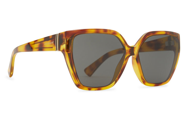 VZ123 VON ZIPPER OVERTURE AZJEY00102-PST 62 SPOTTED TORTOISE / VINTAGE GREY POLARIZED