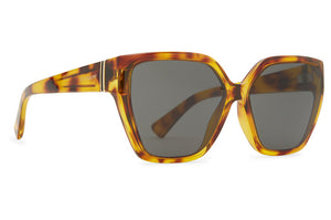 VZ123 VON ZIPPER OVERTURE AZJEY00102-PST 62 SPOTTED TORTOISE / VINTAGE GREY POLARIZED