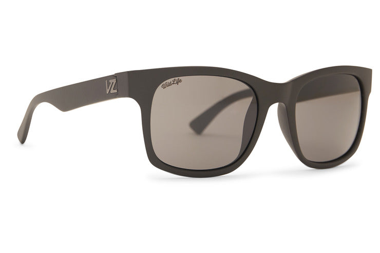 VZ121 VON ZIPPER BAYOU AZYEY00122-PSV 54 BLACK SATIN / VINTAGE GREY POLARIZED