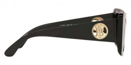BB009 BURBERRY DAISY BE4344 300187 51 BLACK  DARK GRAY