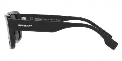 BB017 BURBERRY JARVIS BE4376U 300187 55 BLACK  DARK GRAY