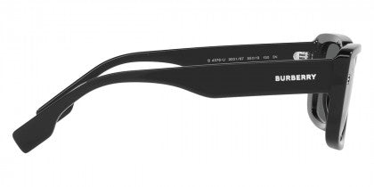 BB017 BURBERRY JARVIS BE4376U 300187 55 BLACK  DARK GRAY
