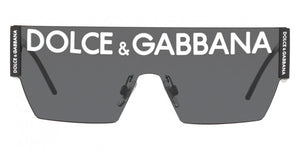 DG7 DOLCE & GABBANA GEOMETRIC TRANSPARENCY DG2233 01/87 43 BLACK / GREY