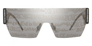 DG9 DOLCE & GABBANA DG2233 3277K1 43 BLACK - GRAY SILVER / GOLD GRAFFITI