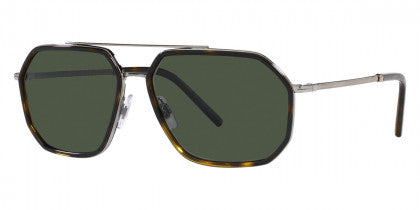 DG11 DOLCE & GABBANA DG2285 13359A 60 BRONZE - HAVANA / GREEN POLARIZED