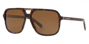 DG1 DOLCE & GABBANA ANGEL DG4354 502/83 61 HAVANA / BROWN POLARIZED