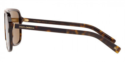 DG1 DOLCE & GABBANA ANGEL DG4354 502/83 61 HAVANA / BROWN POLARIZED