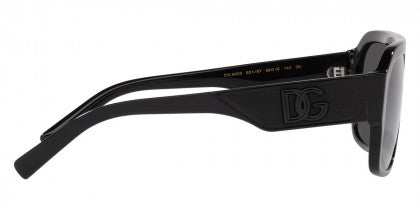 DG4 DOLCE & GABBANA DG4403 501/87 58 BLACK / DARK GRAY