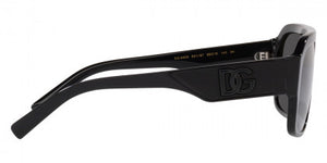 DG4 DOLCE & GABBANA DG4403 501/87 58 BLACK / DARK GRAY