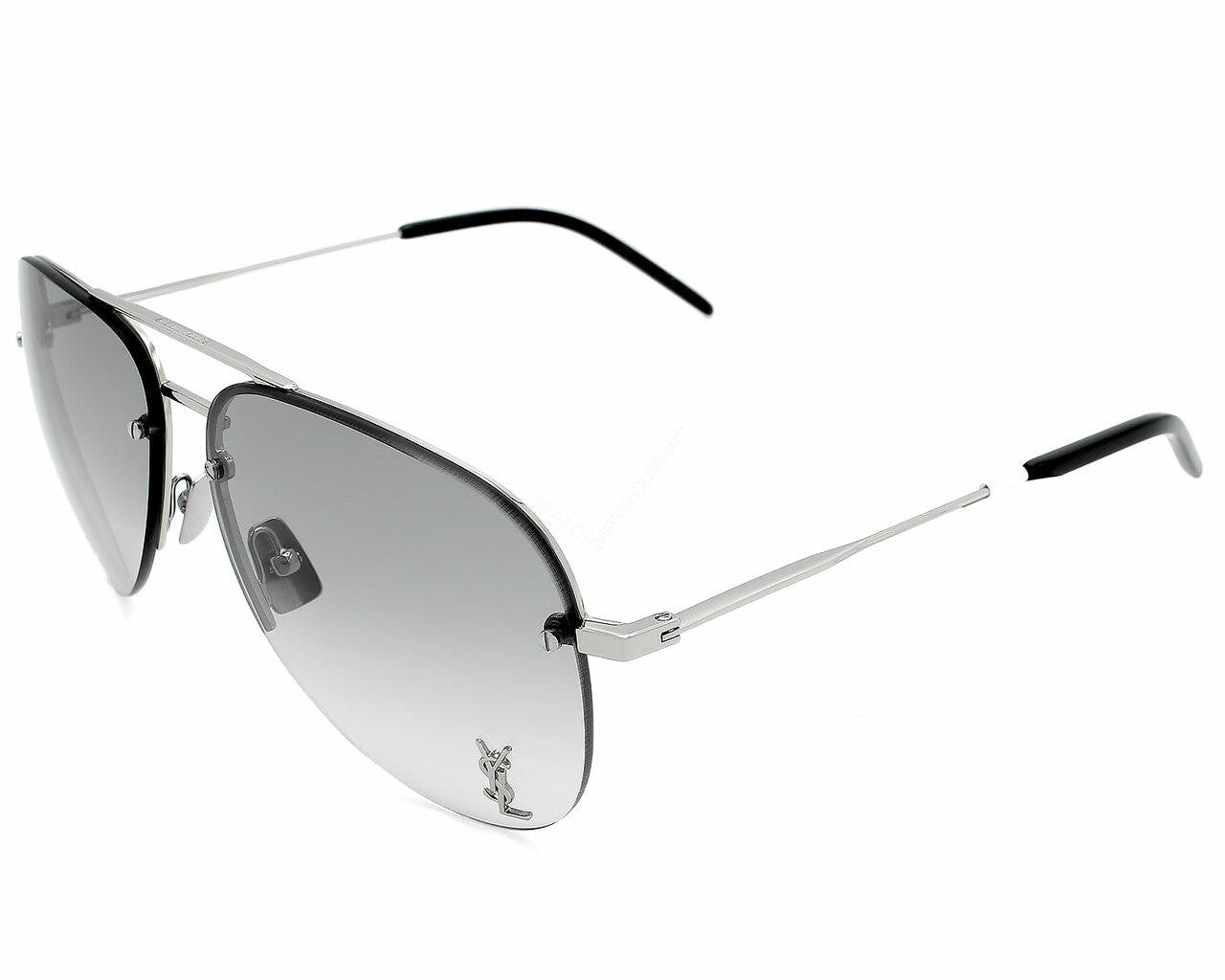 SL15 SAINT LAURENT CLASSIC SL 11M 005 59 SILVER / GREY