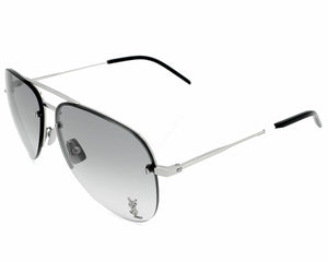 SL15 SAINT LAURENT CLASSIC SL 11M 005 59 SILVER / GREY