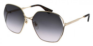 G128 GUCCI GG0818SA 001 63 GOLD / GREY