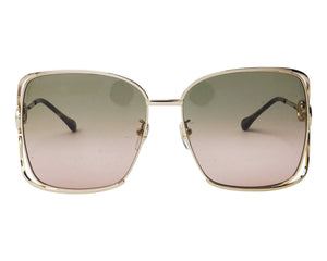 G111C  GUCCI GG1020S 001 61 GOLD / GREEN