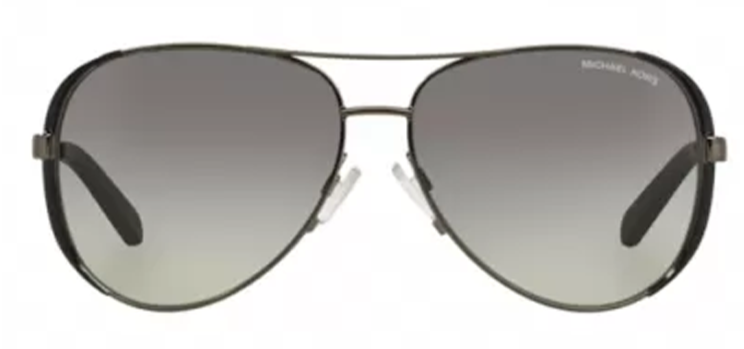 MK103 MICHAEL KORS CHELSEA 5004 101311 59 GUNMETAL BLACK / GREY GRADIENT