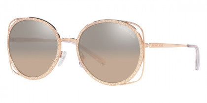 MK58 MICHAEL KORS RIALTO 1118B 11088Z 57 ROSE GOLD / SILVER KHAKI GOLD