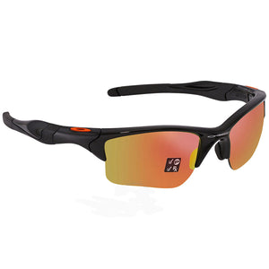 L115 OAKLEY HALF JACKET 2.0 XL OO9154 915416 62 POLISHED BLACK / FIRE IRIDIUM POLARIZED