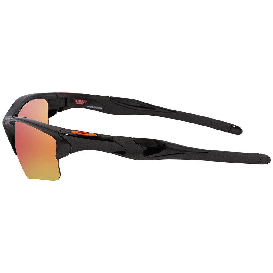 L115 OAKLEY HALF JACKET 2.0 XL OO9154 915416 62 POLISHED BLACK / FIRE IRIDIUM POLARIZED