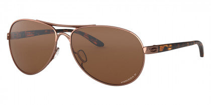 L121 OAKLEY FEEDBACK OO4079 407931 59 ROSE GOLD W/ PRIZM TUNGSTEN POLARIZED