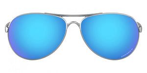 R59 OAKLEY FEEDBACK OO4079 407933 59 POLISHED CHROME / PRIZM SAPPHIRE IRIDIUM POLARIZED