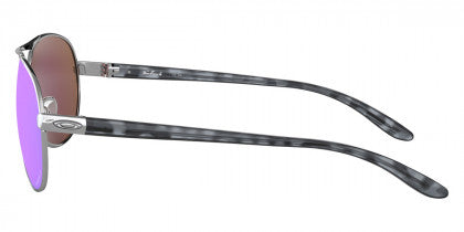 R59 OAKLEY FEEDBACK OO4079 407933 59 POLISHED CHROME / PRIZM SAPPHIRE IRIDIUM POLARIZED