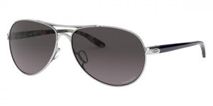L126 OAKLEY FEEDBACK OO4079 407940 59 POLISHED CHROME / PRIZM GREY GRADIENT