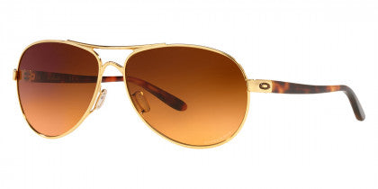 L127 OAKLEY FEEDBACK OO4079 407941 59 POLISHED GOLD / PRIZM BROWN GRADIENT
