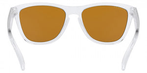 L81 OAKLEY FROGSKINS OO9013 9013H7 55 POLISHED CLEAR / PRIZM VIOLET