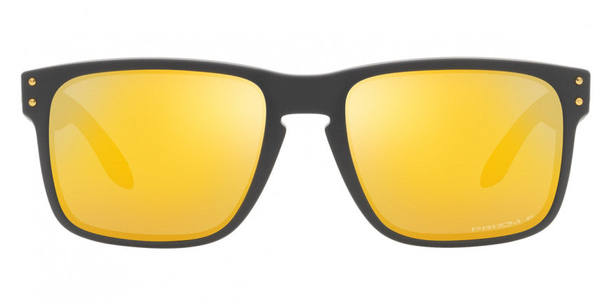 OK17 OAKLEY HOLBROOK OO9102 9102W4 55 MATTE CARBON / PRIZM 24K POLARIZED