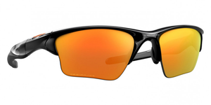L115 OAKLEY HALF JACKET 2.0 XL OO9154 915416 62 POLISHED BLACK / FIRE IRIDIUM POLARIZED