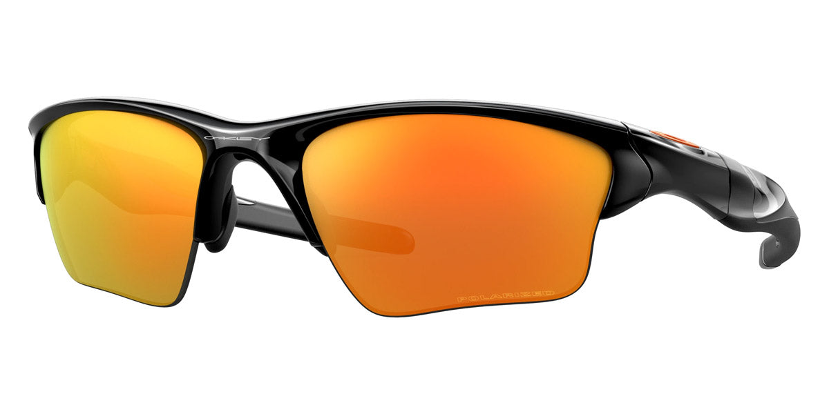 L115 OAKLEY HALF JACKET 2.0 XL OO9154 915416 62 POLISHED BLACK / FIRE IRIDIUM POLARIZED