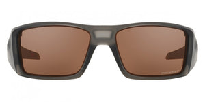 OK74 OAKLEY HELIOSTAT OO9231 923104 61 MATTE GRAY SMOKE  PRIZM TUNGSTEN MIRRORED POLARIZED