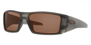OK74 OAKLEY HELIOSTAT OO9231 923104 61 MATTE GRAY SMOKE  PRIZM TUNGSTEN MIRRORED POLARIZED