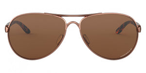 L121 OAKLEY FEEDBACK OO4079 407931 59 ROSE GOLD W/ PRIZM TUNGSTEN POLARIZED