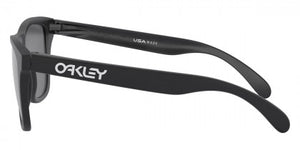 O228 OAKLEY FROGSKINS OO9245 924587 54 MATTE BLACK / PRIZM BLACK POLARIZED